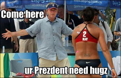 President Bush @ the 2008 Olympics