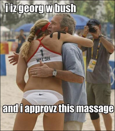 President Bush @ the 2008 Olympics